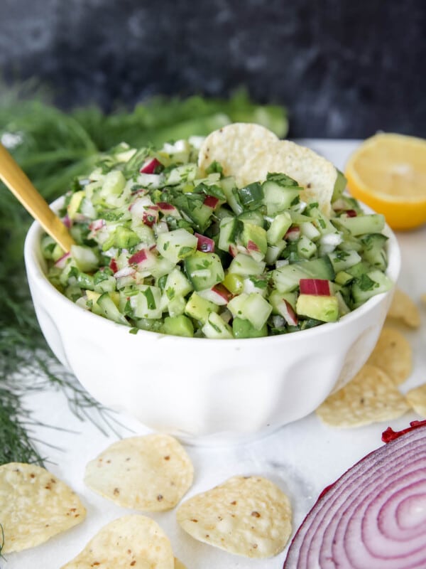 Fennel Cucumber Avocado Salsa