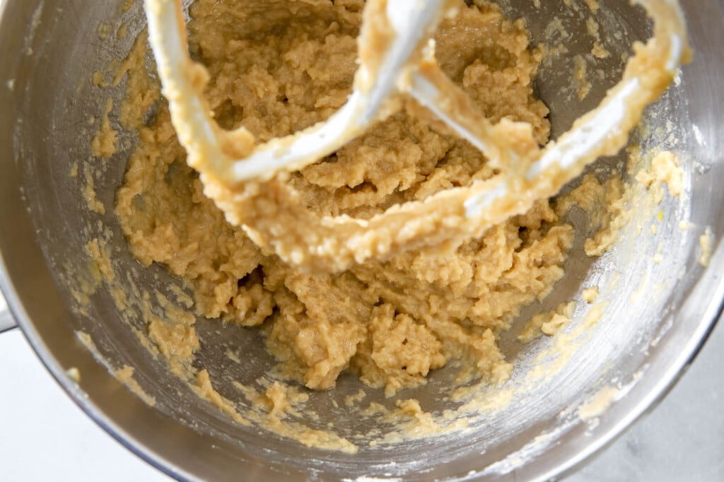 cookies mixture for s'mores bars.