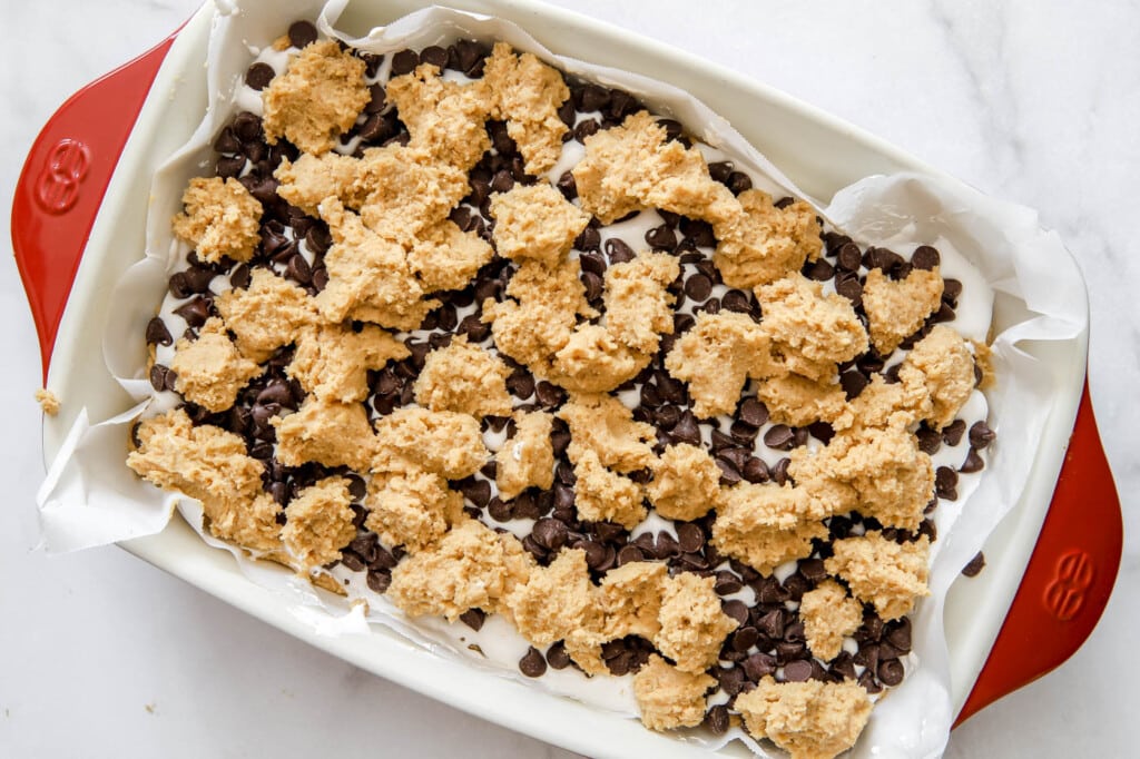 graham cracker layer for s'mores bars.