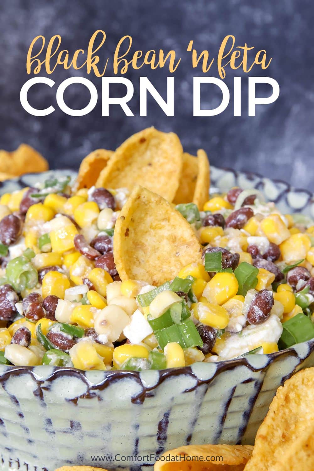 black bean and feta corn dip recipe