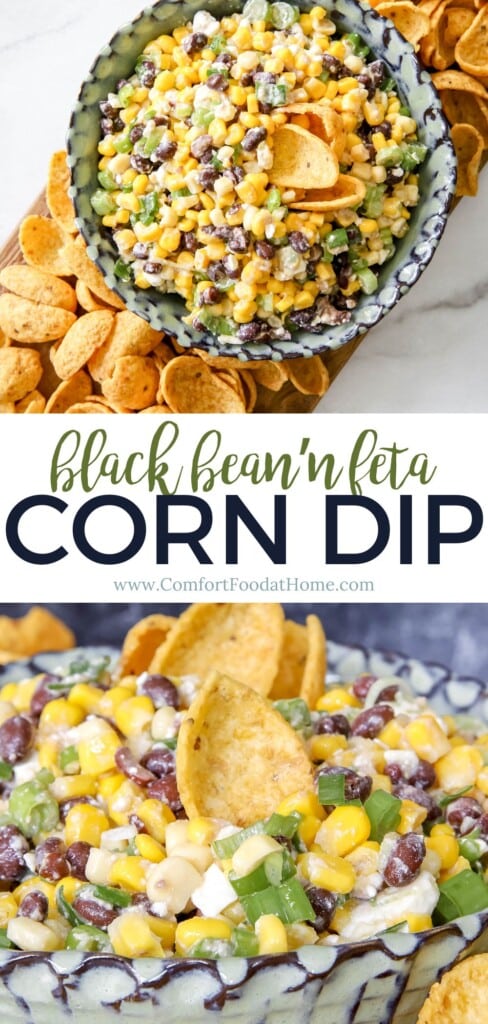 black bean and feta corn dip recipe