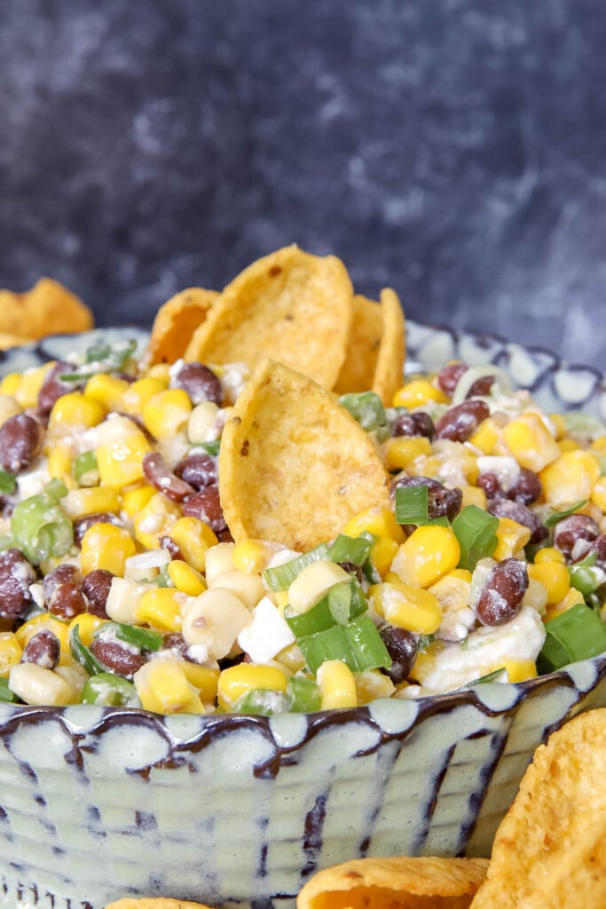 black bean corn and feta dip recipe