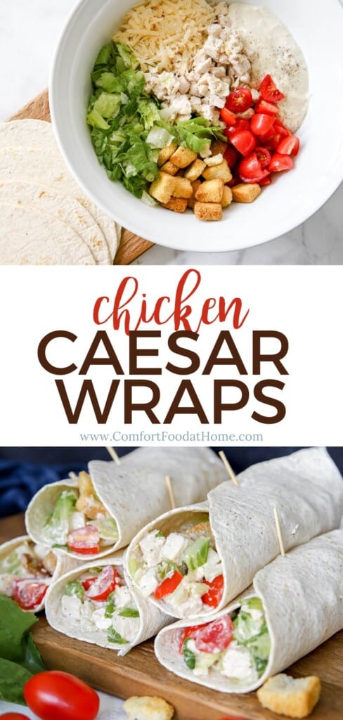 chicken caesar wraps recipe