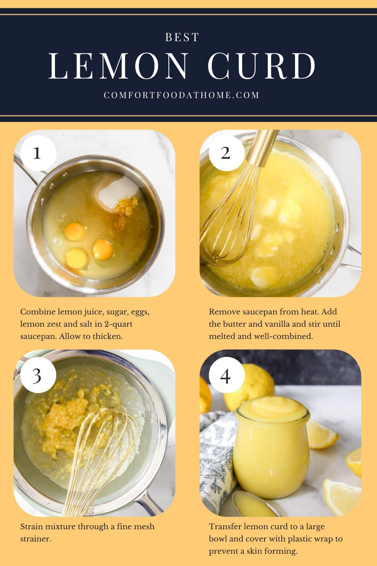 how to make lemon curd step by step