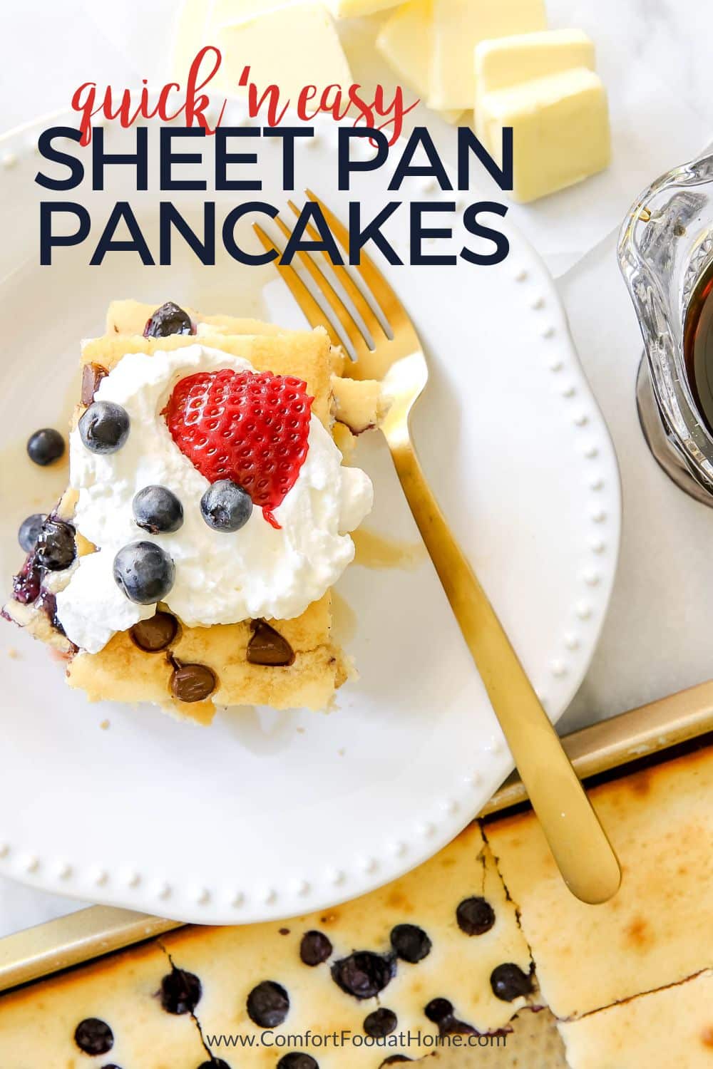 sheet pan pancakes recipe