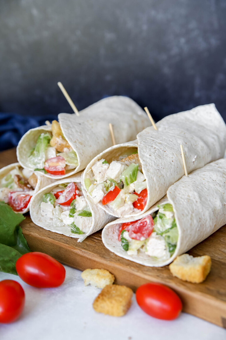 chicken caesar wraps recipe