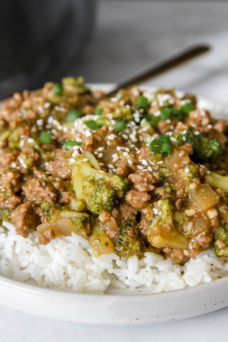 ground beef and broccoli recipe