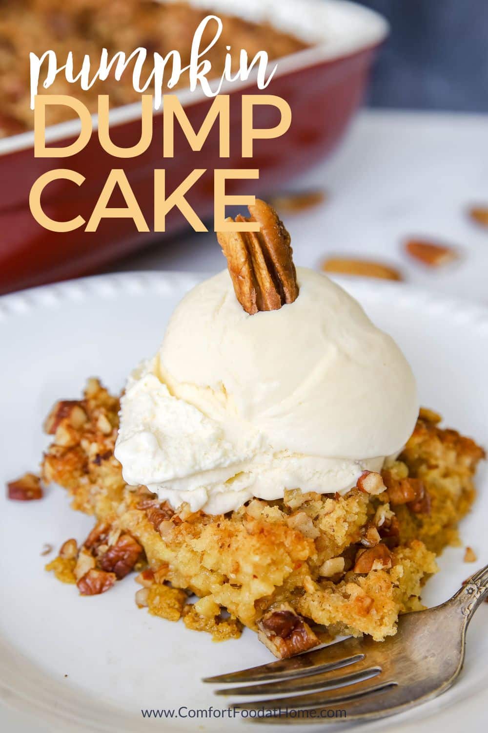 pumpkin dump cake