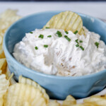 homemade French onion dip