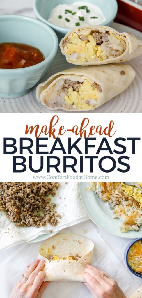 make-ahead breakfast burritos