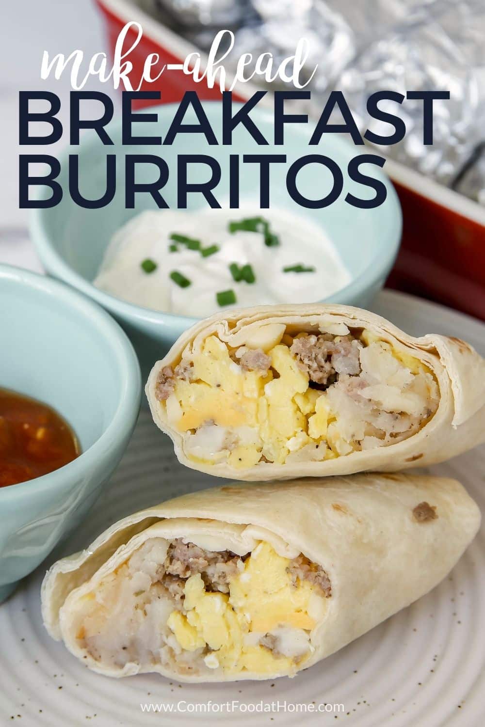 make-ahead breakfast burritos