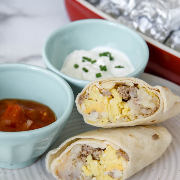 make-ahead breakfast burritos