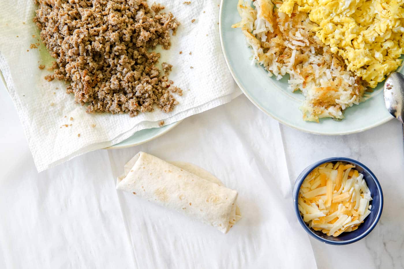 make-ahead breakfast burritos