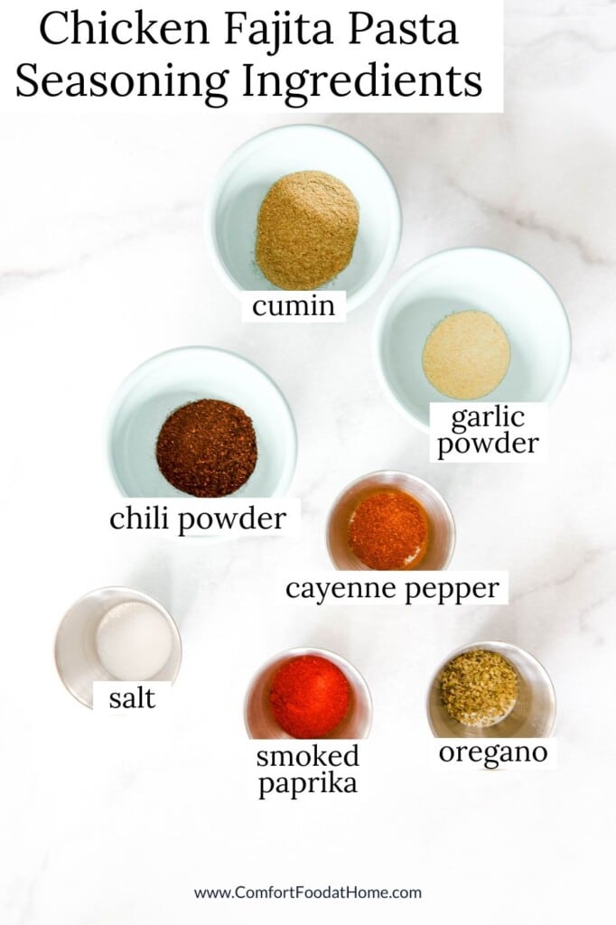 chicken fajita pasta seasoning ingredients