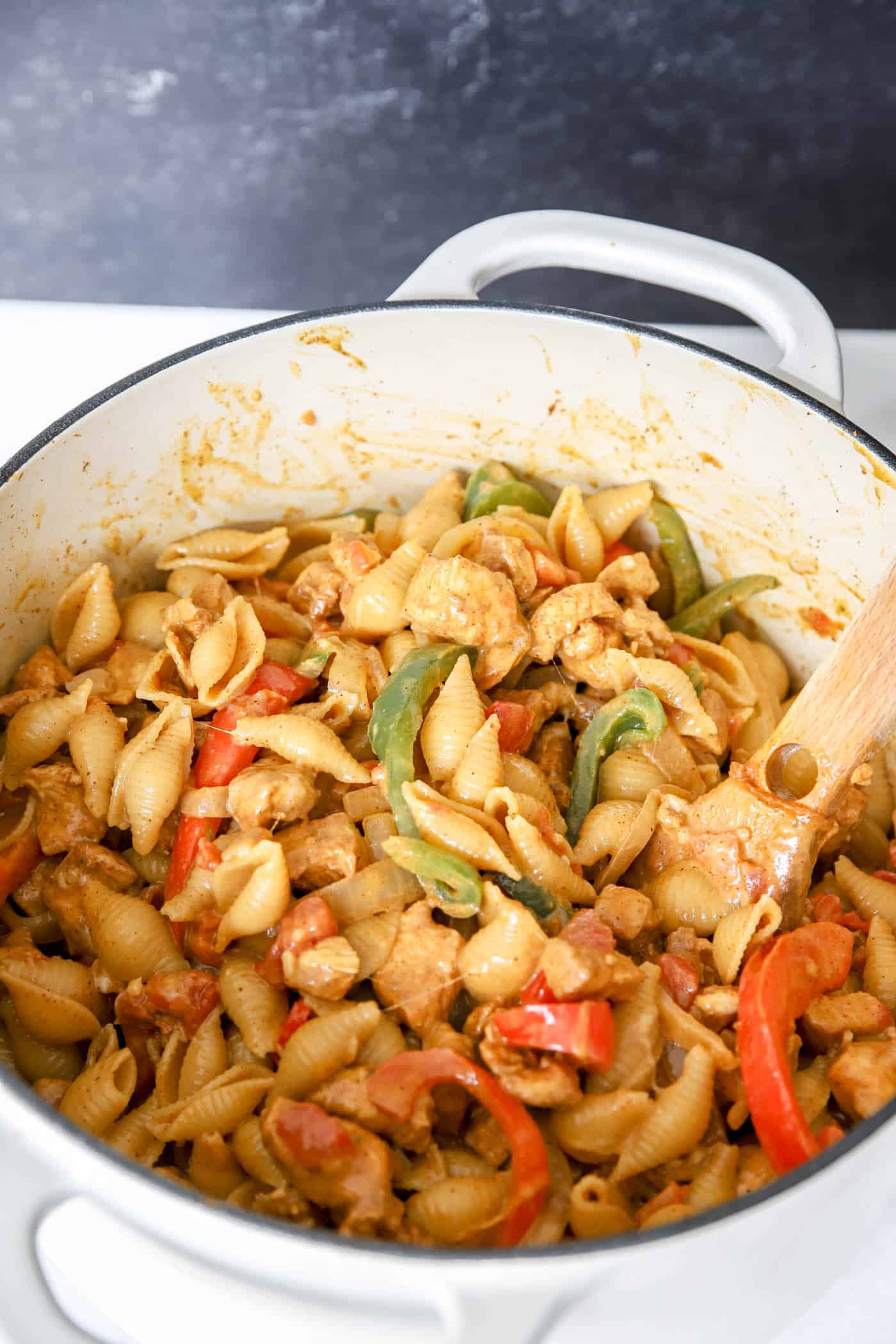 chicken fajita pasta recipe