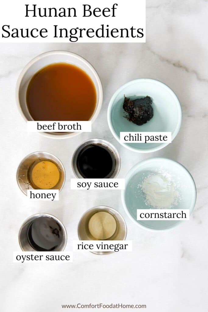 Hunan beef recipe sauce ingredients